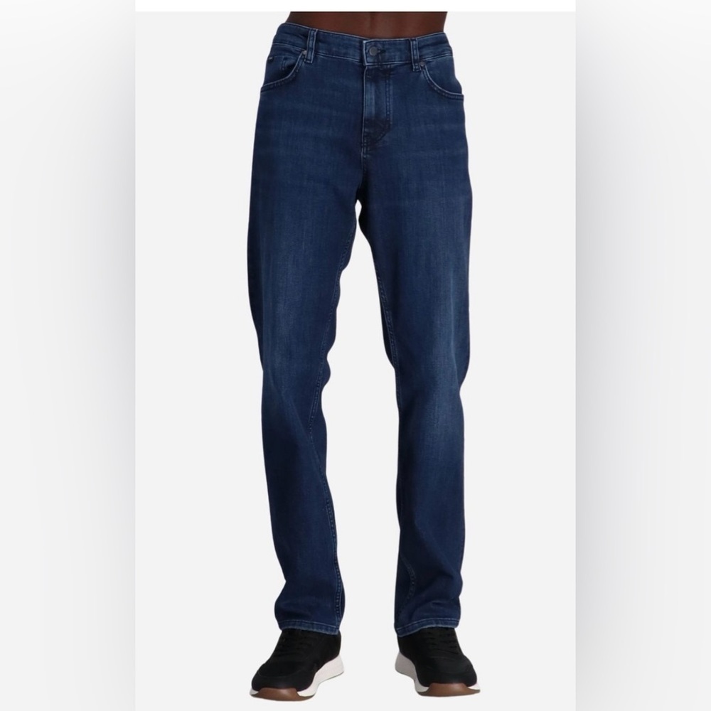 Hugo Boss Blue Stretch Straight Pr-e MaineJeans Classic Style